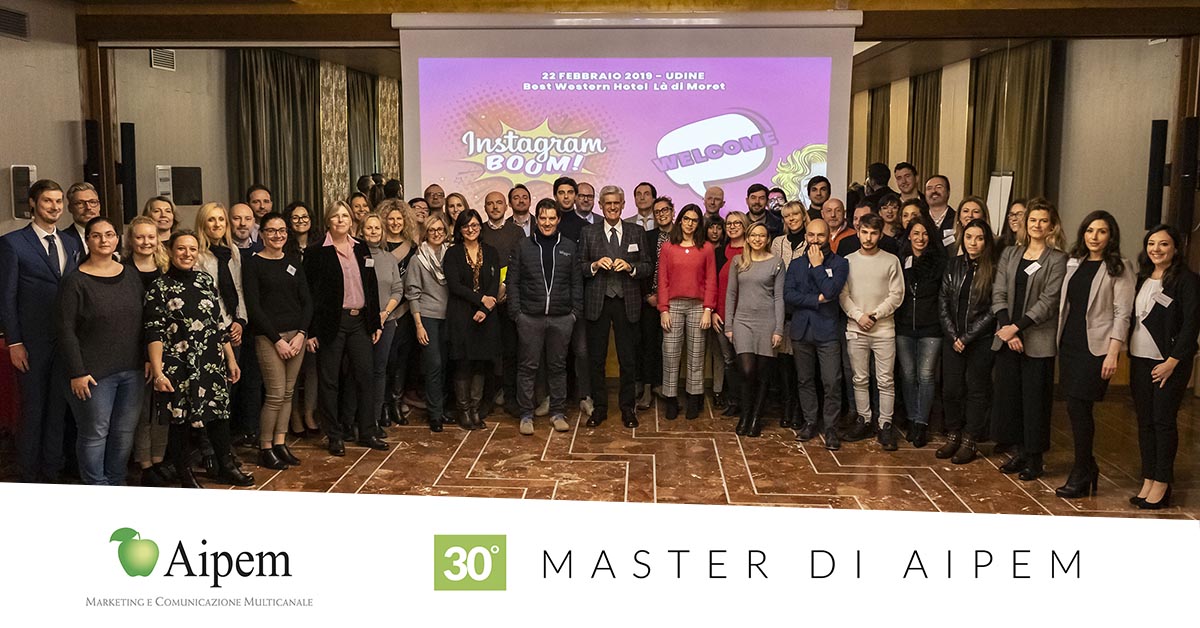 Il boom di Instagram al centro del 30° master Aipem