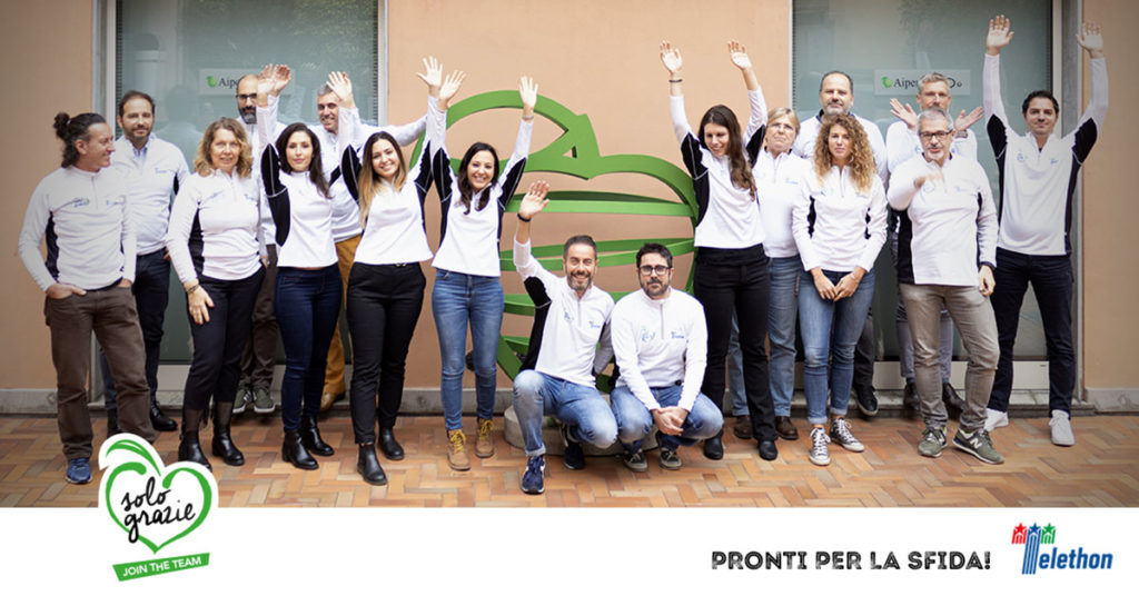 Il team Aipem Solograzie per la Telethon Udine