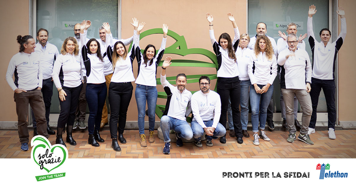 Il team Aipem Solograzie per la Telethon Udine